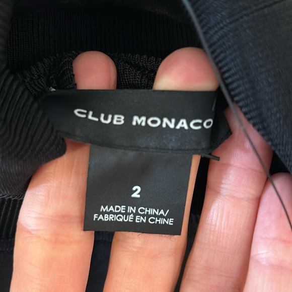 NWT Club Monaco sleeveless high neck black dress - Picture 6 of 12